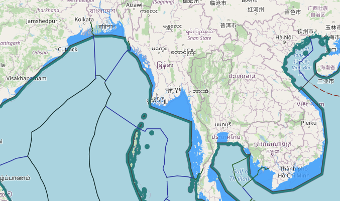 Myanmar maritime claims about straight baselines for the Preparis and CoCo Islands, as contained in the Law Amending the Territorial Sea and Maritime Zones Law