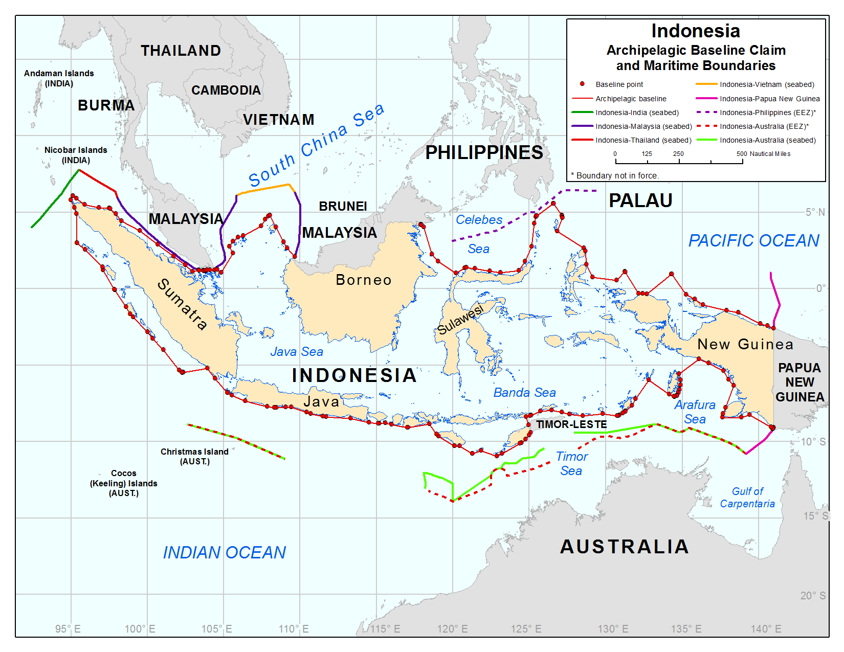 Indonesia maritime claim about Archipelagic Baselines