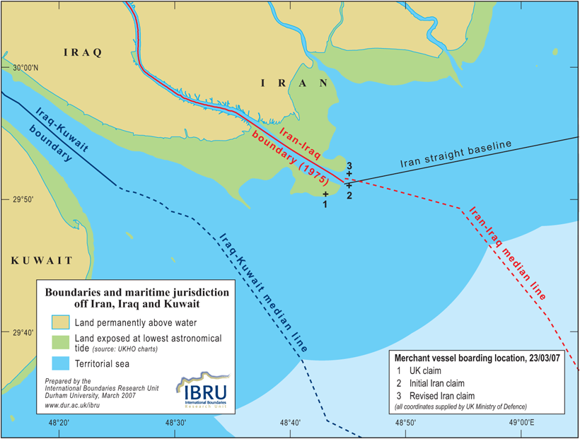 Iraq maritime claim about baseline of the territorial sea