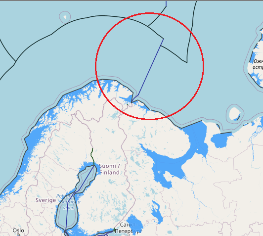 Maritime boundaries between Norway and Russia
