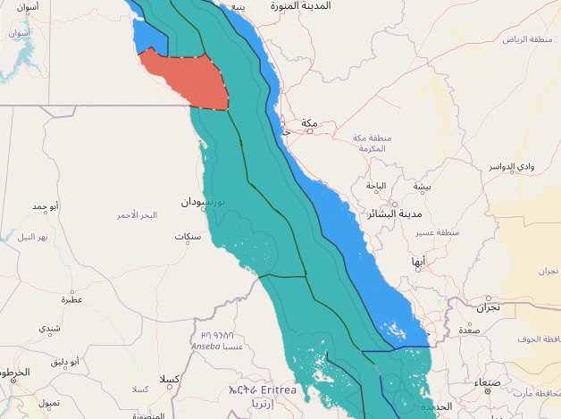 Sudan maritime claims about straight baseline in the Red Sea