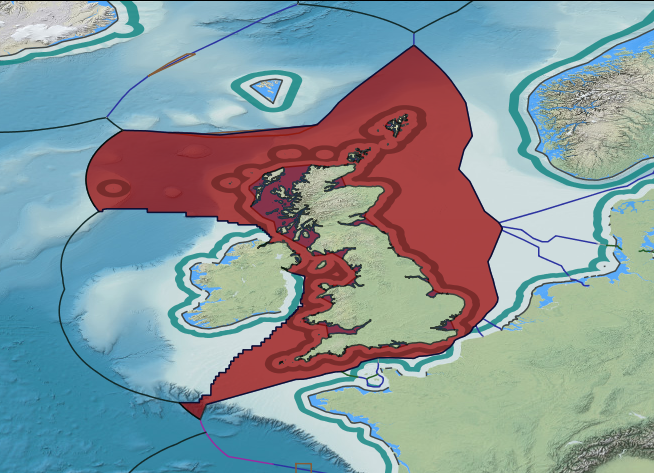 UK maritime claims about outer limit of extended continental shelf and exclusive economic zone