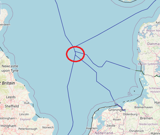 maritime boundaries between Germany and Great Britain