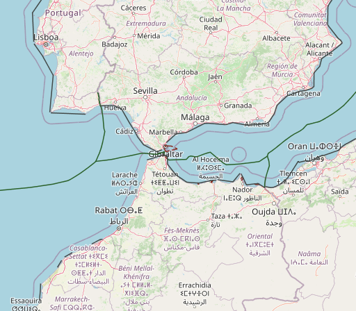 maritime boundaries between Spain and morocco