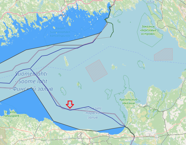 maritime boundaries between Russia and Estonia