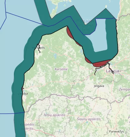 Latvia Straight Baseline Internal Waters Territorial Waters