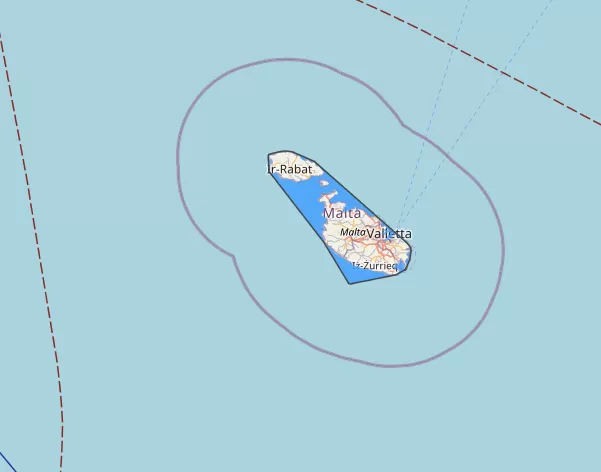 Malta Straight Baseline Internal Waters And Territorial Waters