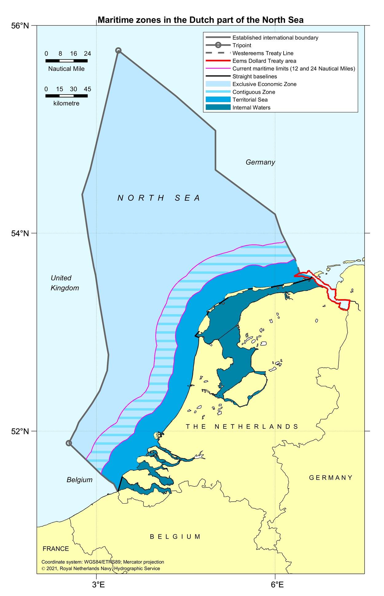 Netherlands maritime claims about outer limits of the territorial sea