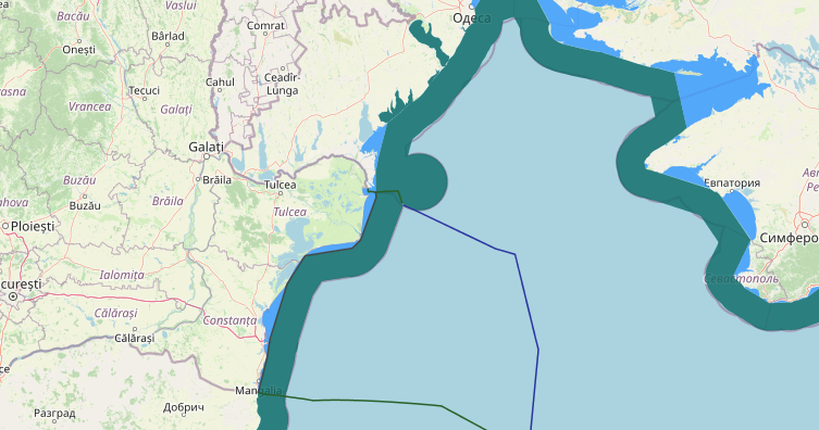 Romania maritime claim about drawing of straight baselines and the outer limit of its territorial sea