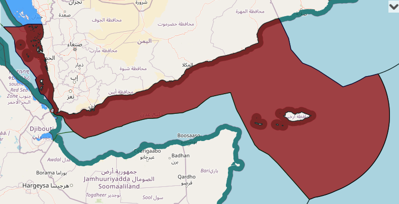 Yemen maritime claim about baselines(straight baseline) for measuring the breadth of the territorial sea