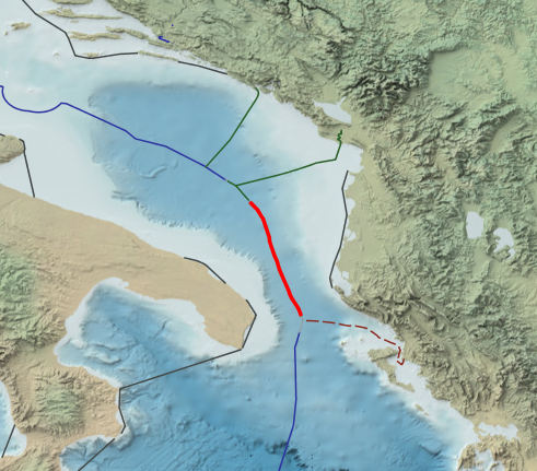maritime boundaries between Italy and Albania