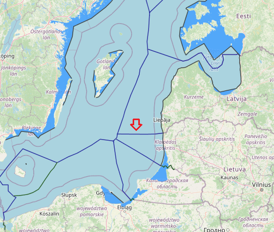 maritime boundaries between Latvia and Lithuania