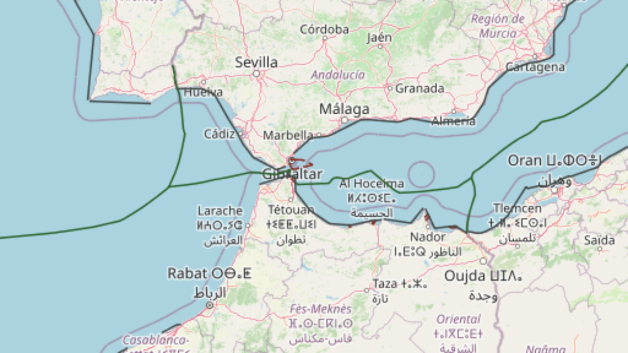 Maritime Boundaries Between Spain And Morocco 1280x720 