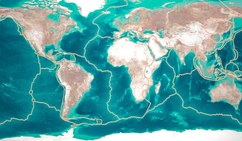 continental shelf world map