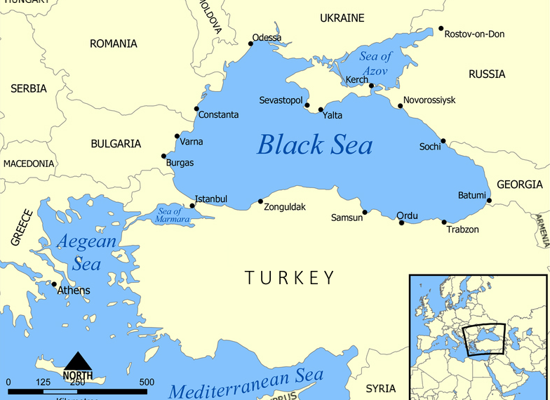 About Black Sea, facts and map